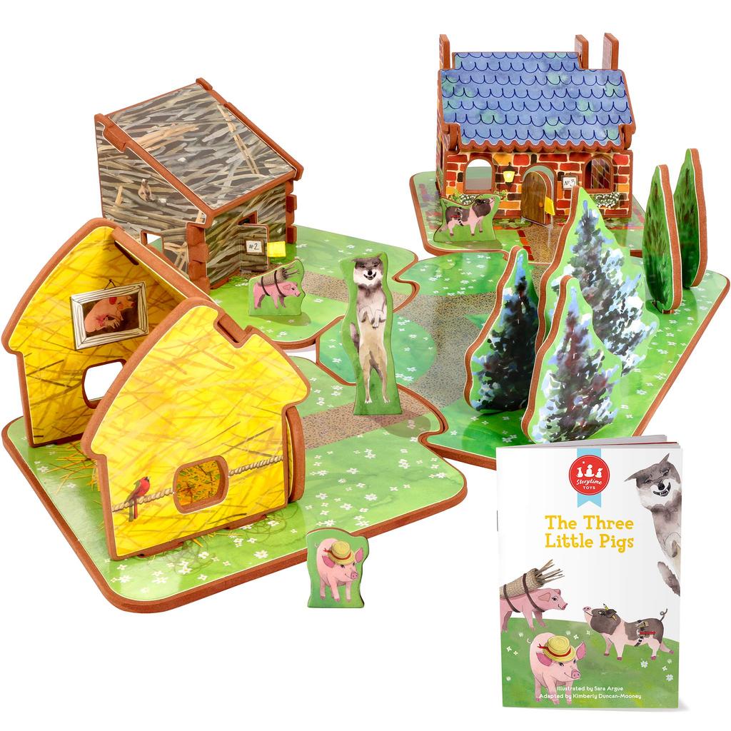 Игрушки для рассказывания историй Кукольный домик Storytime Toys: Три поросенка SY33