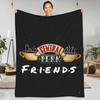 Сериал Друзья Теплое Одеяло Мультяшный Central Perk Дорожное Плюшевое Одеяло Забавный Домашний Декор Фланелевое Покрывало на Кровать Покрывало