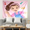 Ms. Rachel Educational Adventures Tapestry for Bedroom Aesthetic Classroom Tapestries Wall Hanging for Living Room Dorm Office,Ideal Creative Gift