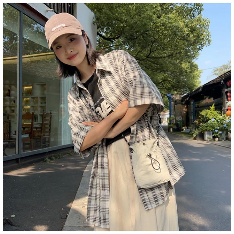 Сумка через плечо, маленькая сумка на шнурке, легкая сумка для телефона, маленькая тканевая сумка