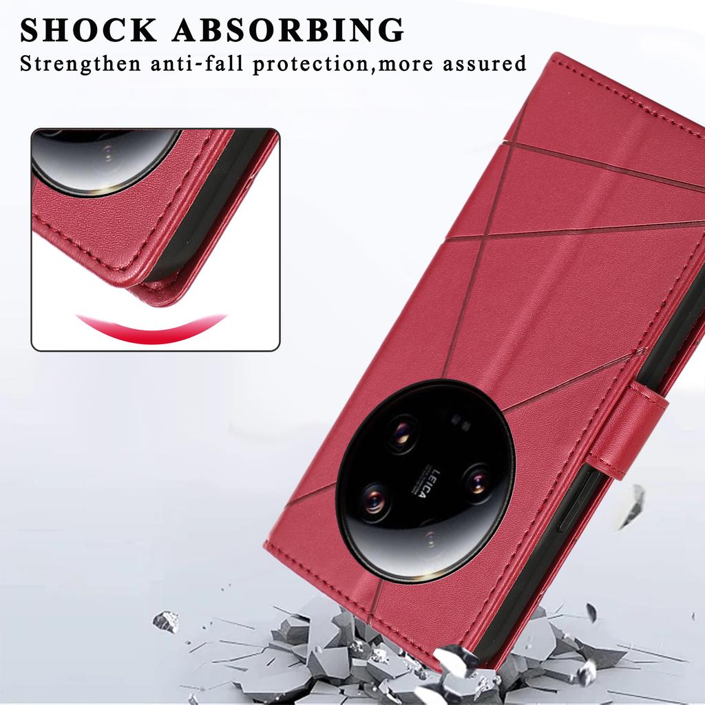 DF-06 For Xiaomi 13 Ultra Case Imprinted Cellphone Leather Full Protection Cover