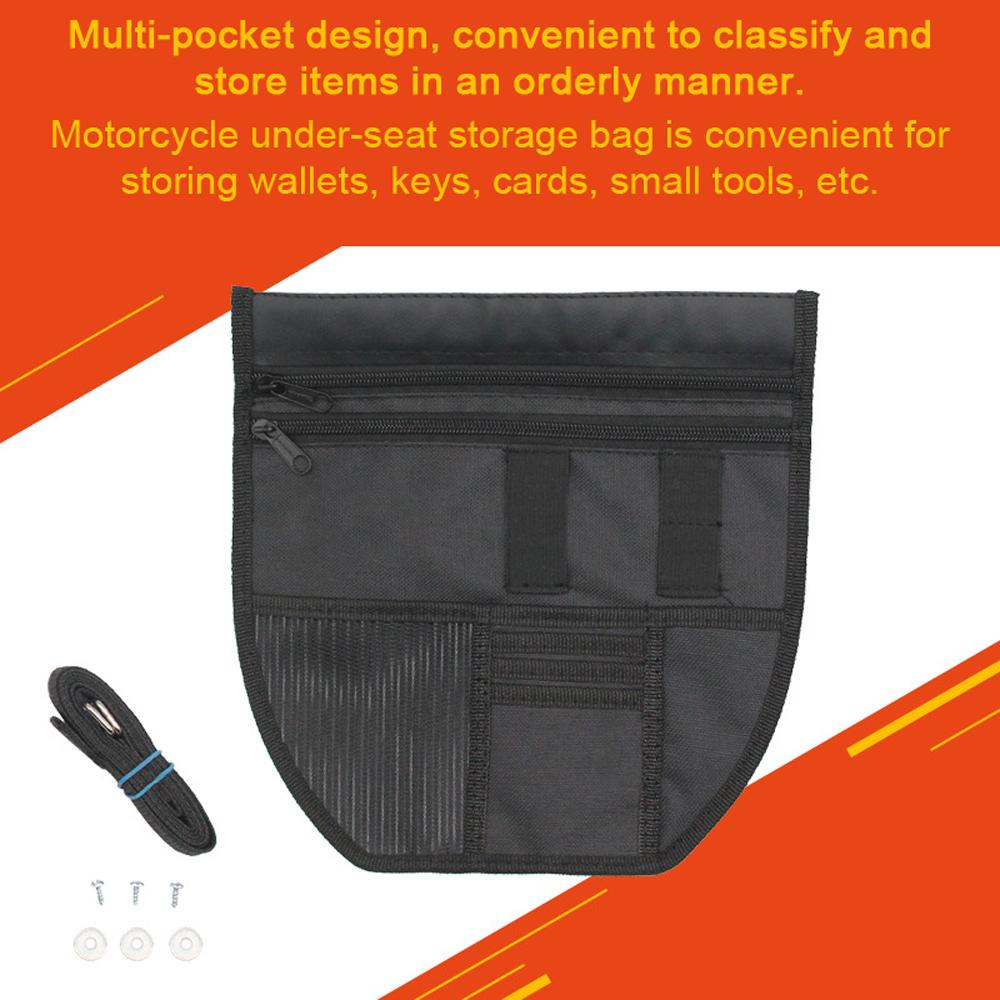 Motorcycle Underseat Storage Bag Tool Pouch Organizer Replacement for Nmax 155 V1 V2