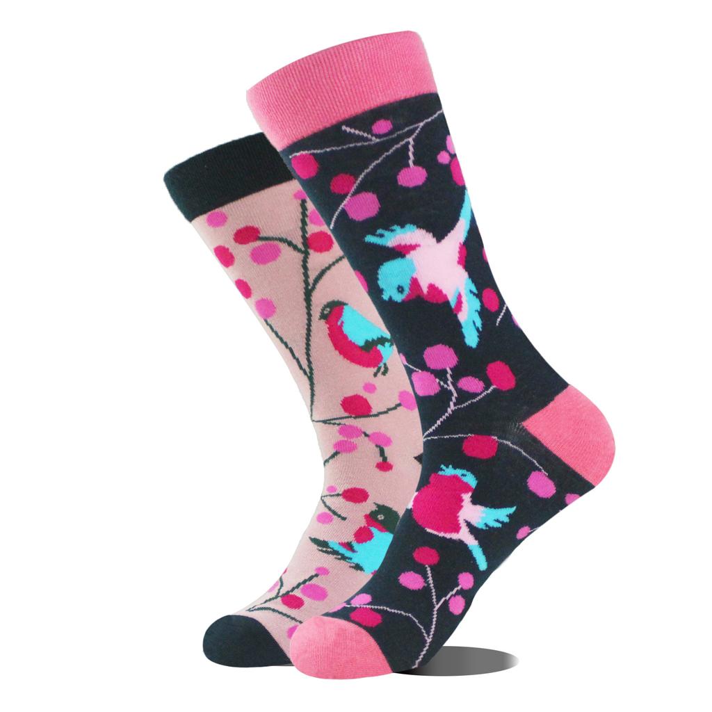 Новые модные носки Креативные AB асимметричные хлопковые носки Персонализированные Популярные Уличные Жаккардовые Парные носки