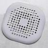 1 Piece Shower Drain Hair Catcher Tub Stopper Household Drain Protector with Suction Cup Drain Cover Bathroom Tub and Kitchen Sink Cover (Gray)
