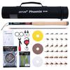 Удилище Goture Tenkara для ловли в горных ручьях 10 Tenkara Легкое из углеволокна для ловли в горных ручьях Радужная пробка Рукоятка Набор, Удилище, 3,6 м, Аксессуары,