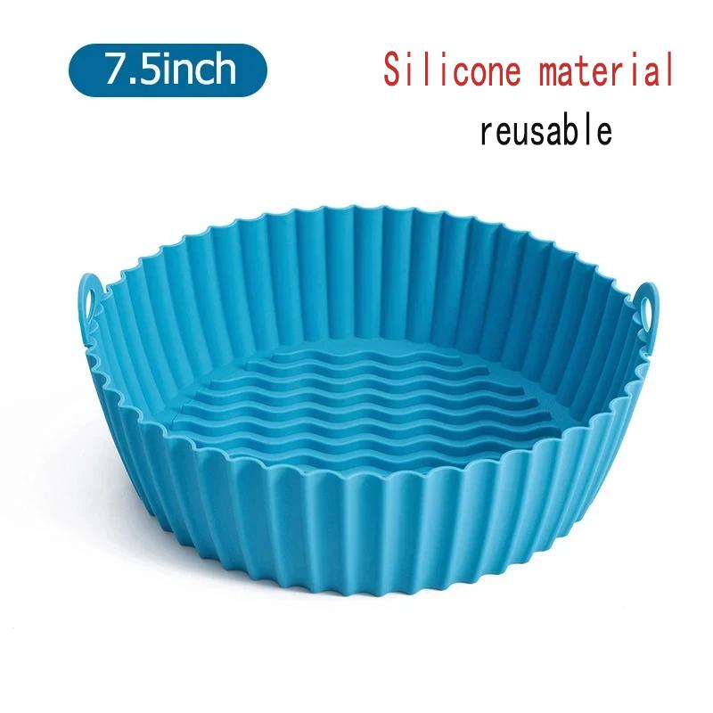 50 шт. одноразовая бумага для фритюрницы с антипригарным покрытием бумага для выпечки круглая квадратная бумажные коврики для фритюрницы кухонные принадлежности