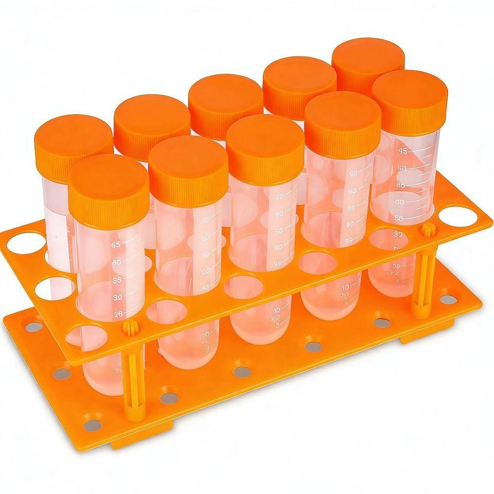 Learning Plastic Droppers Centrifuge Tube Holder Science Test Tubes Kids Test Tubes Student Use