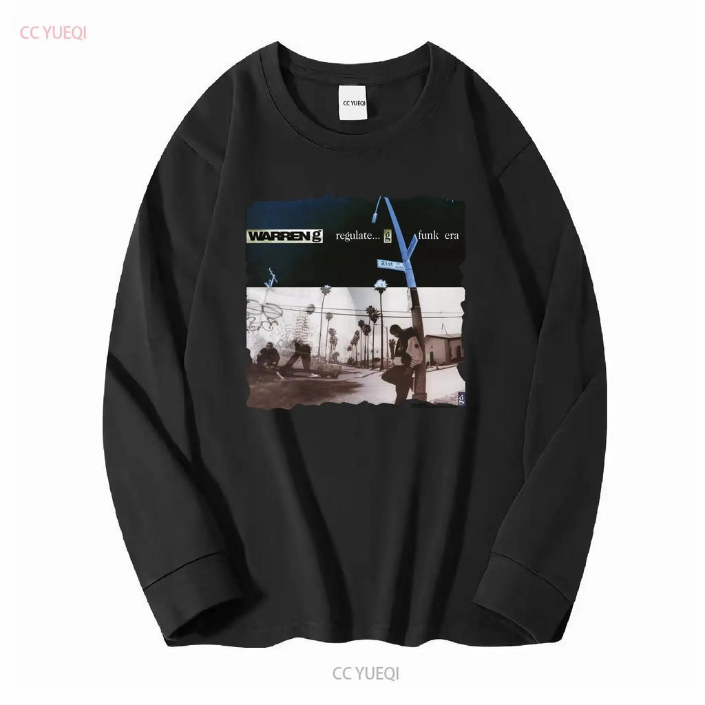 Винтажная футболка Warren G Regulate Funk Era 1994 Rap Размер L Черная Потертая Редкая с длинным или коротким рукавом винтажная Постиранная Немного