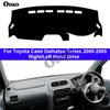Автомобильная внутренняя крышка приборной панели для Toyota Cami Daihatsu Terios 2000 - 2005 LHD RHD Коврик-накидка на приборную панель Защита от солнца Коврик Анти-УФ