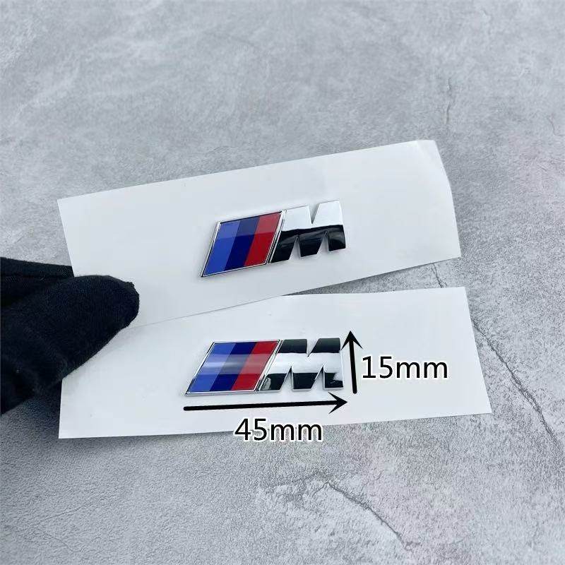 BALPJ1 Car Styling Fender Side Badge New R Emblem Sticker For BMW M M3 M5 M6 X3 E90 F30 G20 E36 E34 X6 G20 E46 X3 X4 X5 X7 Accessories