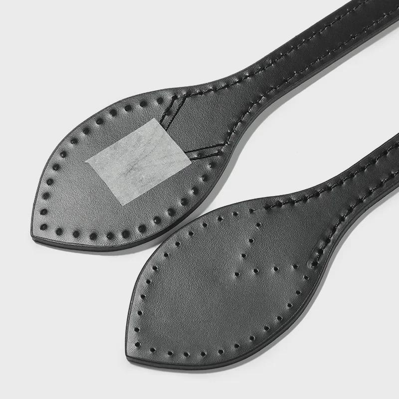 MHS-C-58 Сменный ремень из кожи растительного дубления для сумки через плечо Neverfull Checkerboard, ширина 1 см