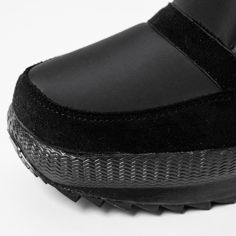 Women's or Men Flat Winter Thickened Snow Boots Waterproof Plus Size Plus Velvet Warm Snow Boots