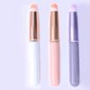 Portable Round Head Mini Lip Brush Carry Lid Lipstick Brush Concealer Brush Soft Synthetic Girl Lip Gloss Smudge Makeup Brush