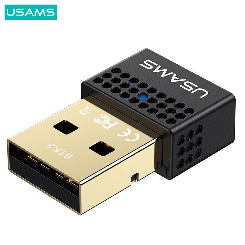 USAMS USB Bluetooth 5.3 Wireless Adapter for Headset, Speaker, Mouse, Keyboard, Desktop