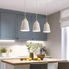 Nordic Pendant Lamp Simple Creative Modern Pendant Light White Lampshade E27 Bedroom Restaurant Living Room Lighting