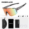 RIDERACE Cycling Sunglasses Photochromic For Men Women Sun Glasses MTB Mountain Bike Eyewear Sports Road Bicycle Goggles UV400