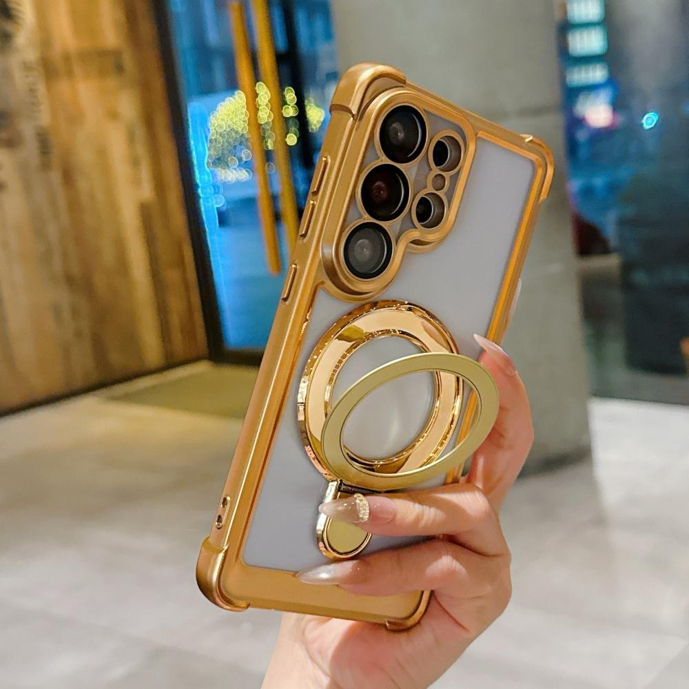 Покрытие для Акрилового Держателя Чехла для Samsung Galaxy S26 Ultra S23 S24 FE S2 Plus Магнитный Крепеж Защитная Крышка для Объектива