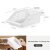 Punch-Free Telescopic Under-Sink Storage Rack with Partition Basket