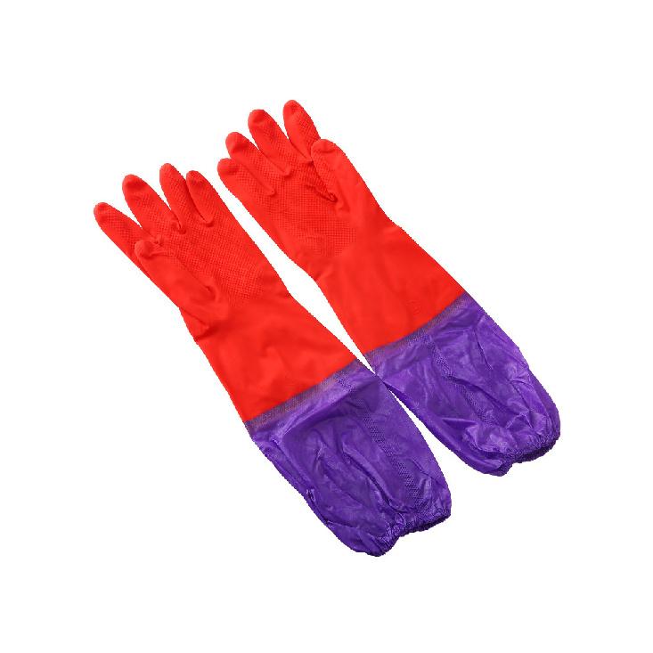 2pcs Lengthened waterproof gloves