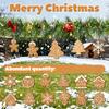 Christmas Wooden Pendants Are Used To Decorate Christmas Trees And Party Ornaments