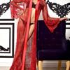 European & American New Sexy Women's Mesh See-Through Long Lingerie Robe Set
