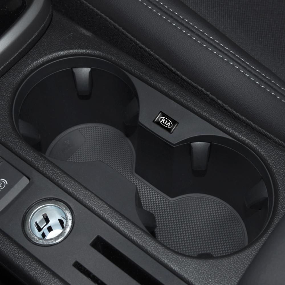 XIOU7 10Pcs 3D Epoxy Car Window Lift Button Steering Wheel Sticker For Kia Picanto Sportage Sonet Cerato Soul Sorento KN Ceed Carnival