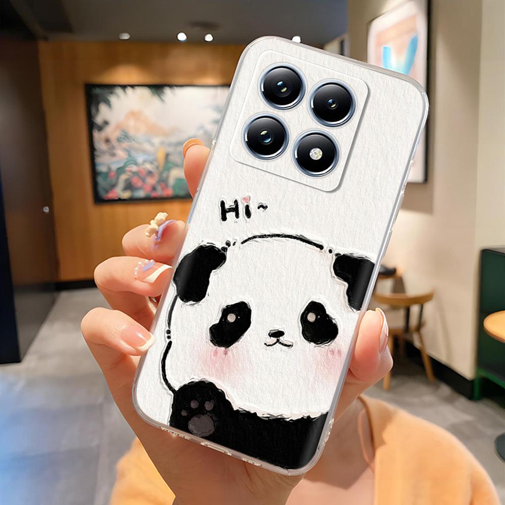 Для Xiaomi 14T Чехол Мягкий Силиконовый Прозрачный Противоударный Чехол для Телефона Для Xiaomi Mi 14t Pro Mi14T Легкая Задняя Крышка Funda Capa