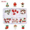 Claus Manicure Accessories Christmas Nail Charms Christmas Nail Decorations Party Nail Rhinestones