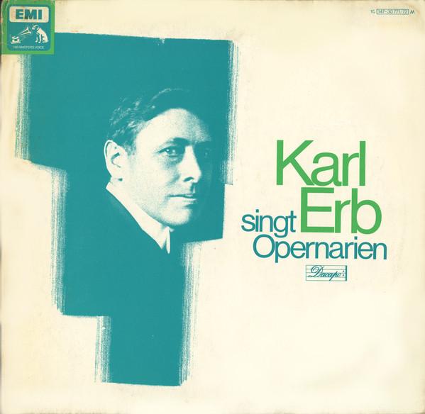 Грампластинка KARL ERB Поет оперные арии 1C1473077172M Odeon Германия Классика Б/у