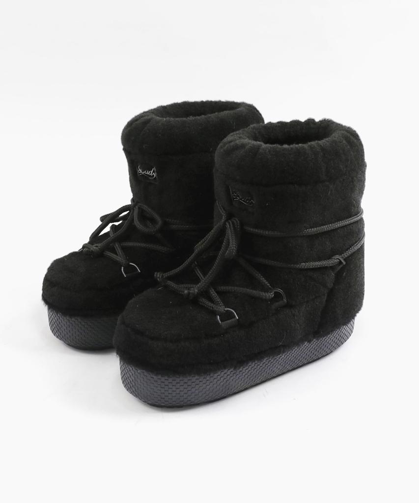 Короткие ботинки на платформе Badblood Eskimo - Черные