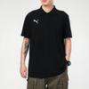 Puma Solid Color Casual Sports Short Sleeve Polo Shirt Men Tops Black 656579-03