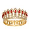 Bridal Luxury Jewelry Wedding Tiara Alloy Princess Crown Birthday Round Crown Headband Hair Accessories