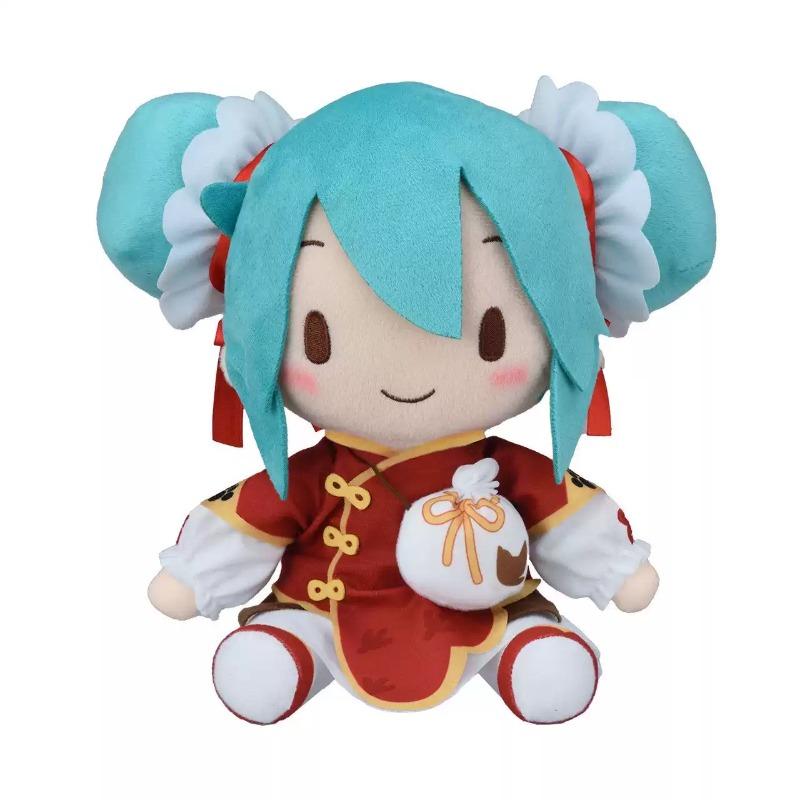 В наличии Оригинальный SEGA Fuwa Petit Fufu Hatsune Miku Серия для игры на улице Тематический парк Вер. Плюшевая кукла Каваи Аниме Коллекционные игрушки