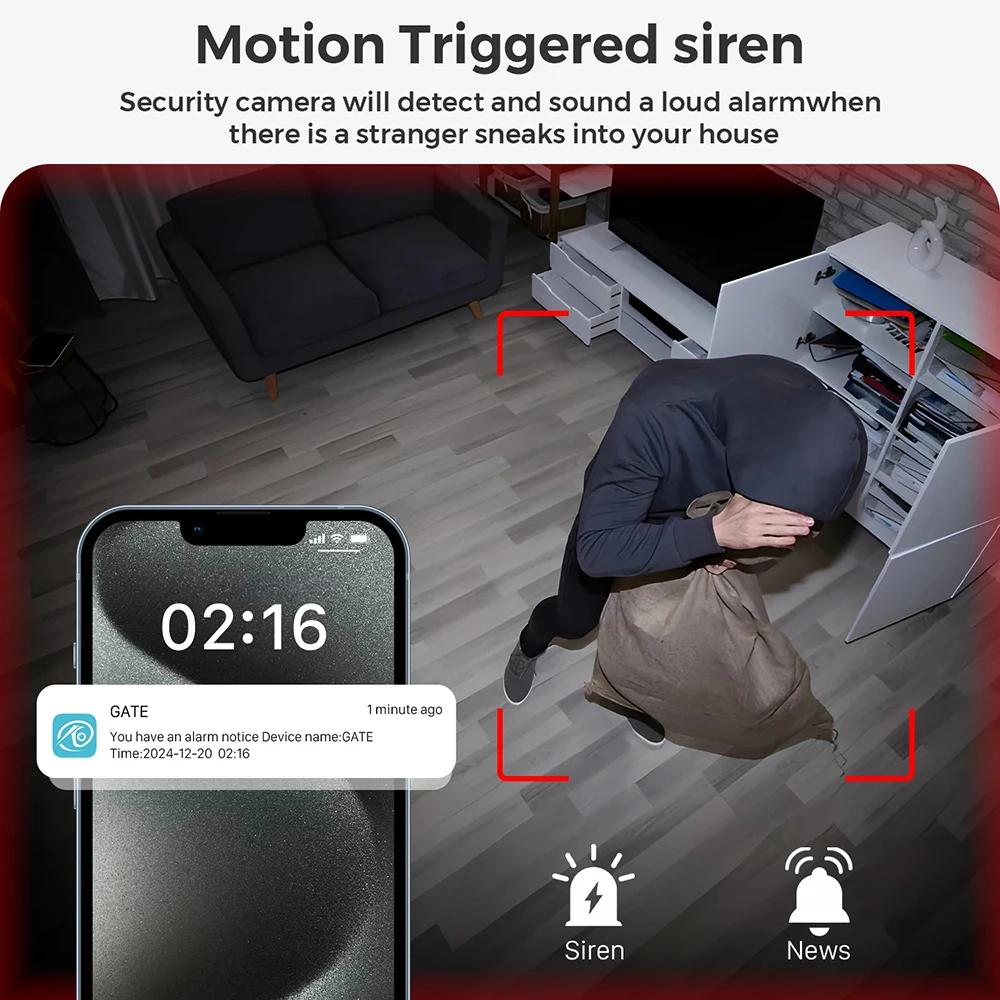 HD 1080P WiFi Камера 120° Широкоугольная Мини-камера DIY Модуль Видеорегистратор Обнаружение движения Видеоняня Камера наблюдения