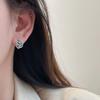 Винтажные Серьги-клипсы Роза Камелия Женские Элегантные Роскошные Минималистичные Серьги Модные Акцентные Украшения
