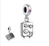 New925 Silver Family Heart-Shaped Bead Boy Girl Pendant Suitable For European Original Bracelet DIY Accessories ExquisiteJewelry