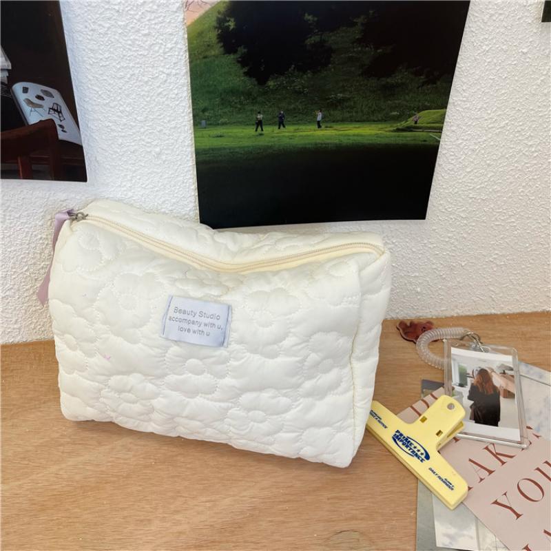 Новая женская косметичка с цветочным узором, туалетные принадлежности, косметический органайзер, сумка на молнии, дорожная косметичка, женская косметичка