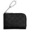 Кошелек для ключей L-Zip 10 с монограммой из покрытого канваса и телячьей кожи Мужские аксессуары Черный CS477-OY2