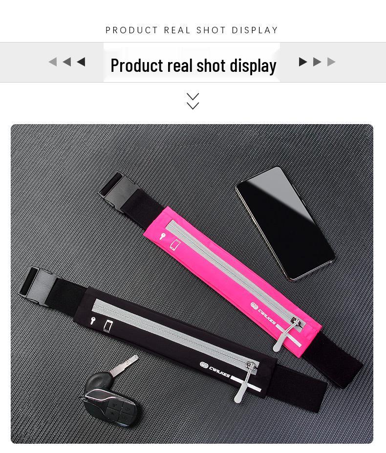 Унисекс Водонепроницаемая Лайкра Поясная Сумка для Бега – Невидимый Эластичный Фитнес Пояс для Занятий Спортом на Открытом Воздухе