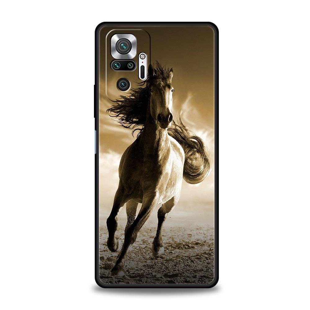 Чехол для телефона с изображением бегущей лошади для Xiaomi Redmi Note 13 12 5G 11 10 Pro Plus 4G 9S 9 8 7 9T 13C 10C 9C 9A, мягкий силиконовый чехол