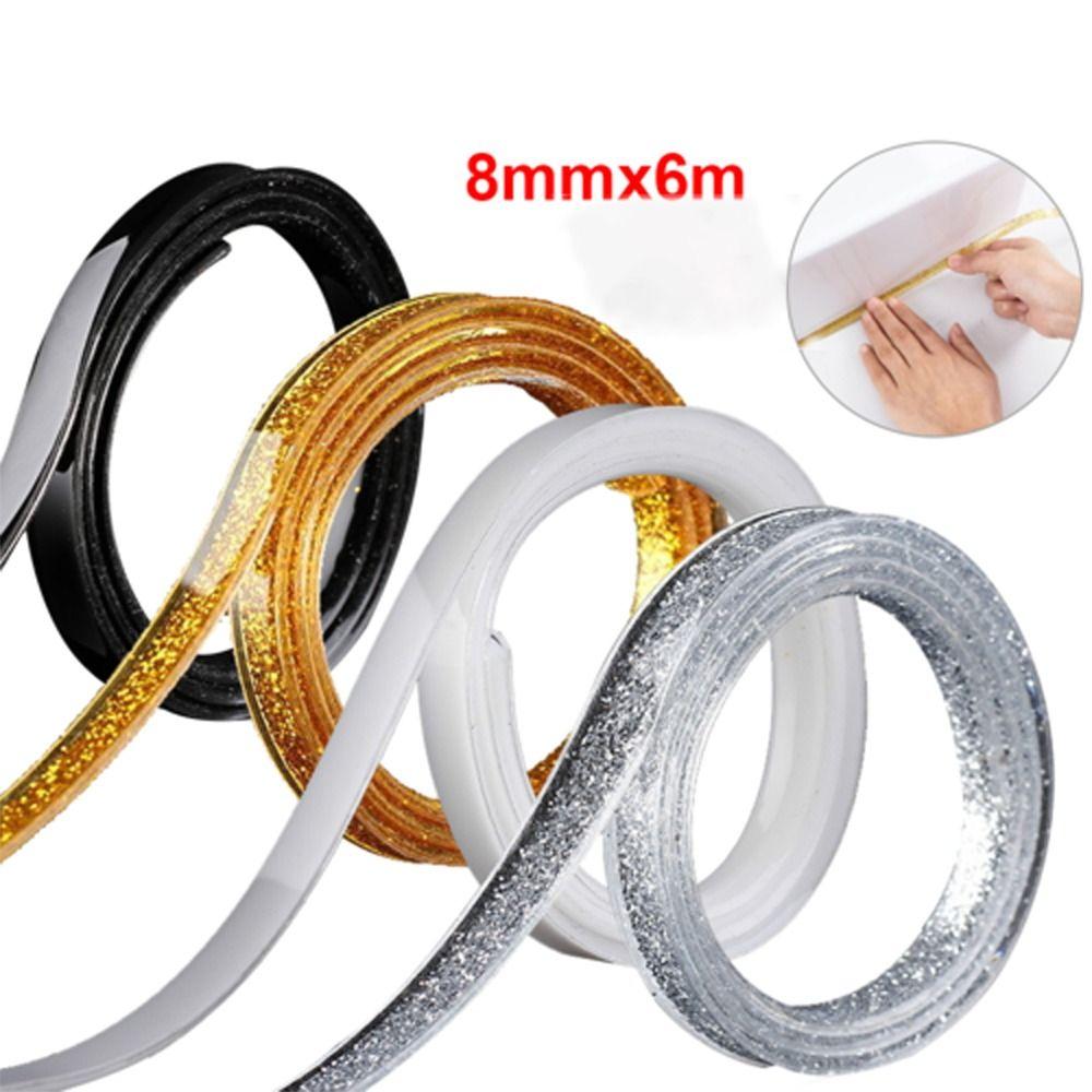 PVC Beautiful Seam Tapes 6M Mildew Proof Gap Tape Fashion Ceiling Edge Strips Kitchen