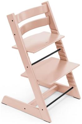 Детский стульчик Stokke Tripp Trapp Стульчик для кормления Основной блок Безмятежный розовый Обеденный стол Детский стульчик Регулируемая Прочная конструкция Безопасность Удобное положение