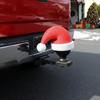 Christmas Hitch Cover Novelty Holiday Design Hitch Cover Durable ABS Plastic Trailer Ball Cover Christmas Car Decor