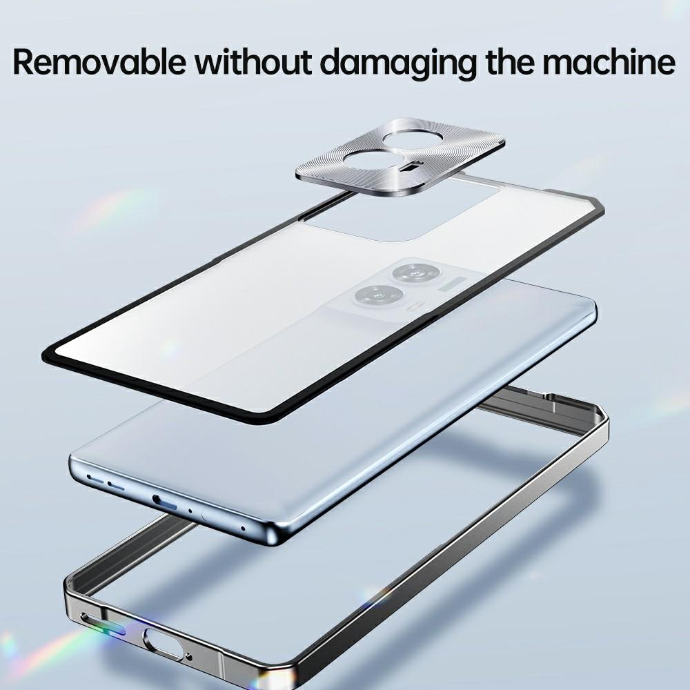 Для Motorola Edge 50 Fusion 5G Чехол Твердый ПК Металлическая рамка Матовый чехол для телефона