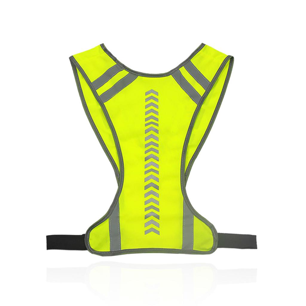 LED Lights Up Reflective Running Vest Thin Night Cycling Safety Vest High Visibility Battery Powered Reflective Vest For Outdoor