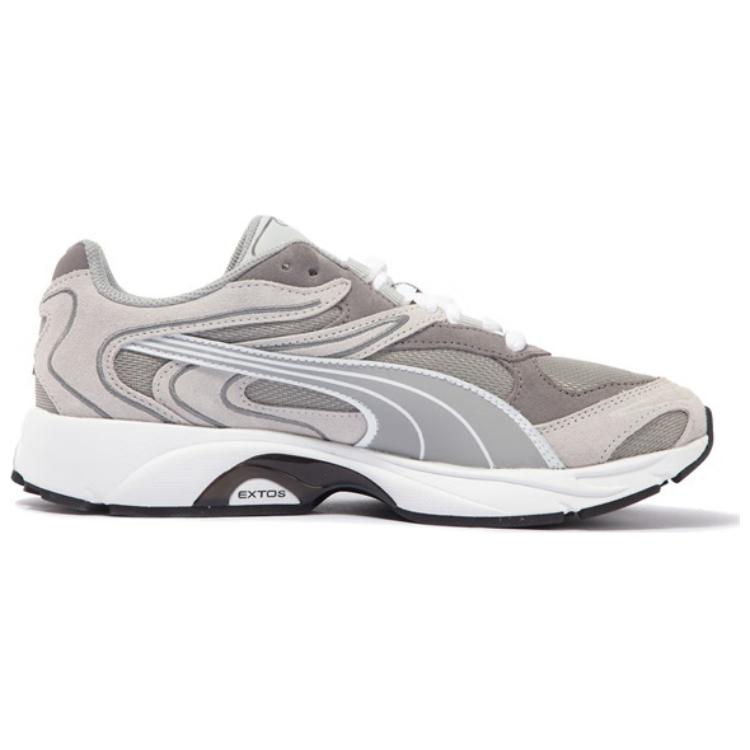 Puma Extos Nostalgic Fashion Low-Top Casual Shoes Unisex Sneakers Gray Silver 399828-01