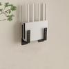 2pcs Wall-mounted Router Holder Without Drilling Utility Racks Set-top Box Bracket  For Living Room