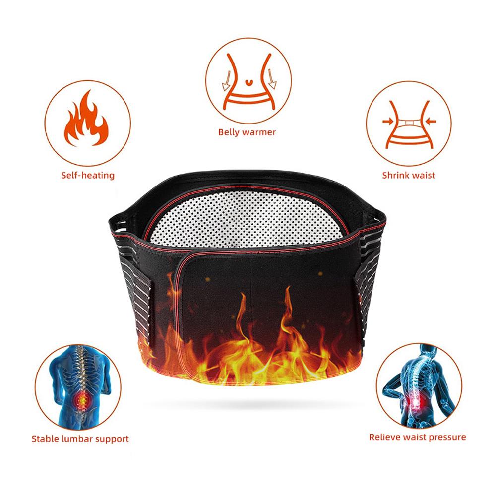 Heated Waist Belt for Lower Back Pain for Women and Men Lumbar Spine Arthritis Strains Sprains Extra Large