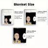 One-Punch Man 2D Flat Pattern Flannel Blanket High quality All Seasons Warmth and Comfort Perfect for Christmas Gifts.NMT0928608
