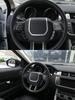 DIYUCAR Накладка на рулевую панель для Land Rover Range Rover Evoque 2012-2018, Самоклеящаяся накладка на руль, Панель интерьера, Индивидуальные аксессуары для автомобиля